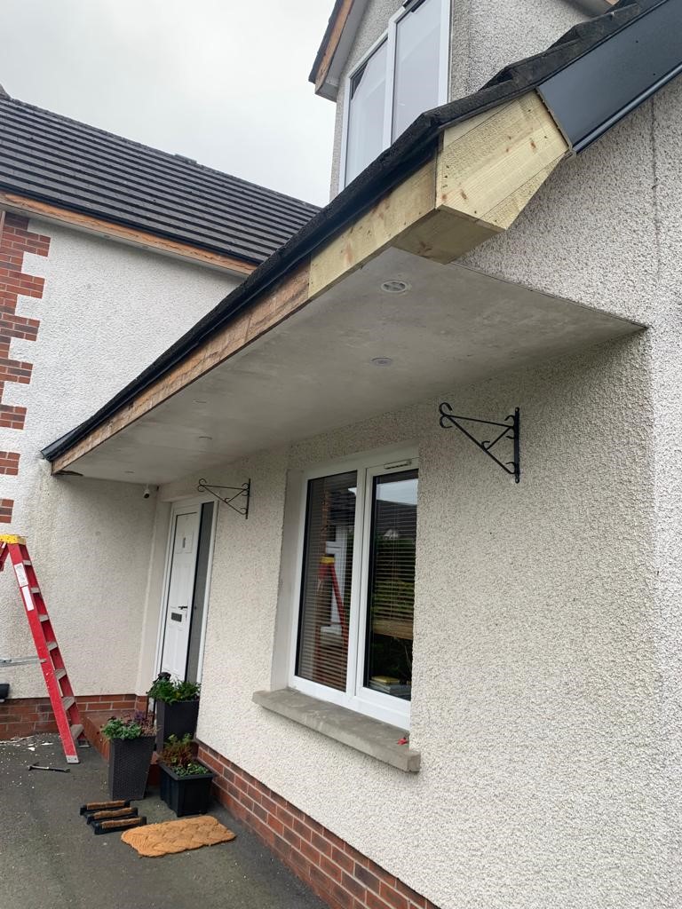 Seamless Aluminium Gutters Job recently completed in the Saintfield Area